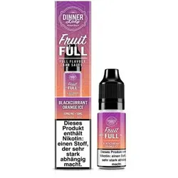 Dinner Lady Fruit Full Blackcurrant Orange Ice NicSalt Liquid 10ml / 10mg