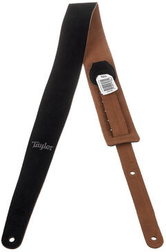 Taylor All-Suede Guitar Strap Black Noir