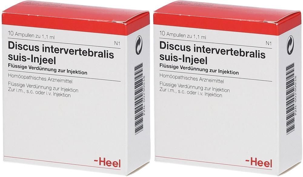 Heel Discus Intervertebralis suis Injeel Ampullen 2x 2x10 St