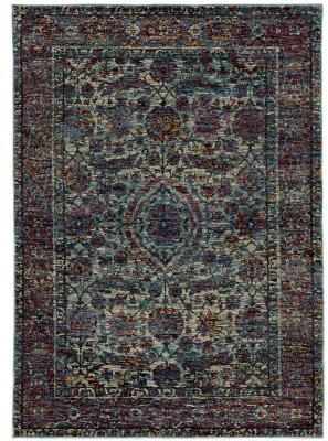 Style Haven Adalynn Bordered Floral Traditional Area Rug