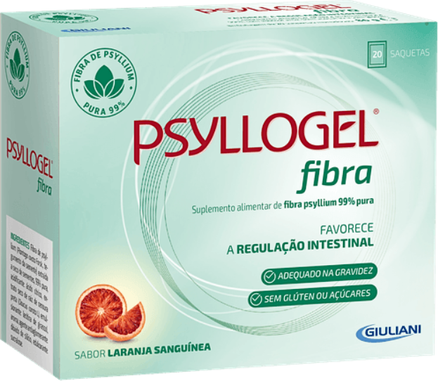 Psyllogel Fibra Laranja Sanguínea 20 saquetas