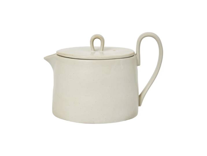 Ferm Living - Flow Teekanne, 150 cl, off-white gesprenkelt