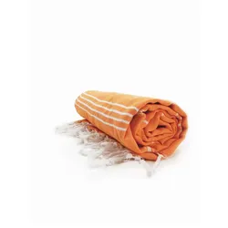 The One Towelling Hamam Handtuch 'Sultan' Hamam Sultan orange/white one size