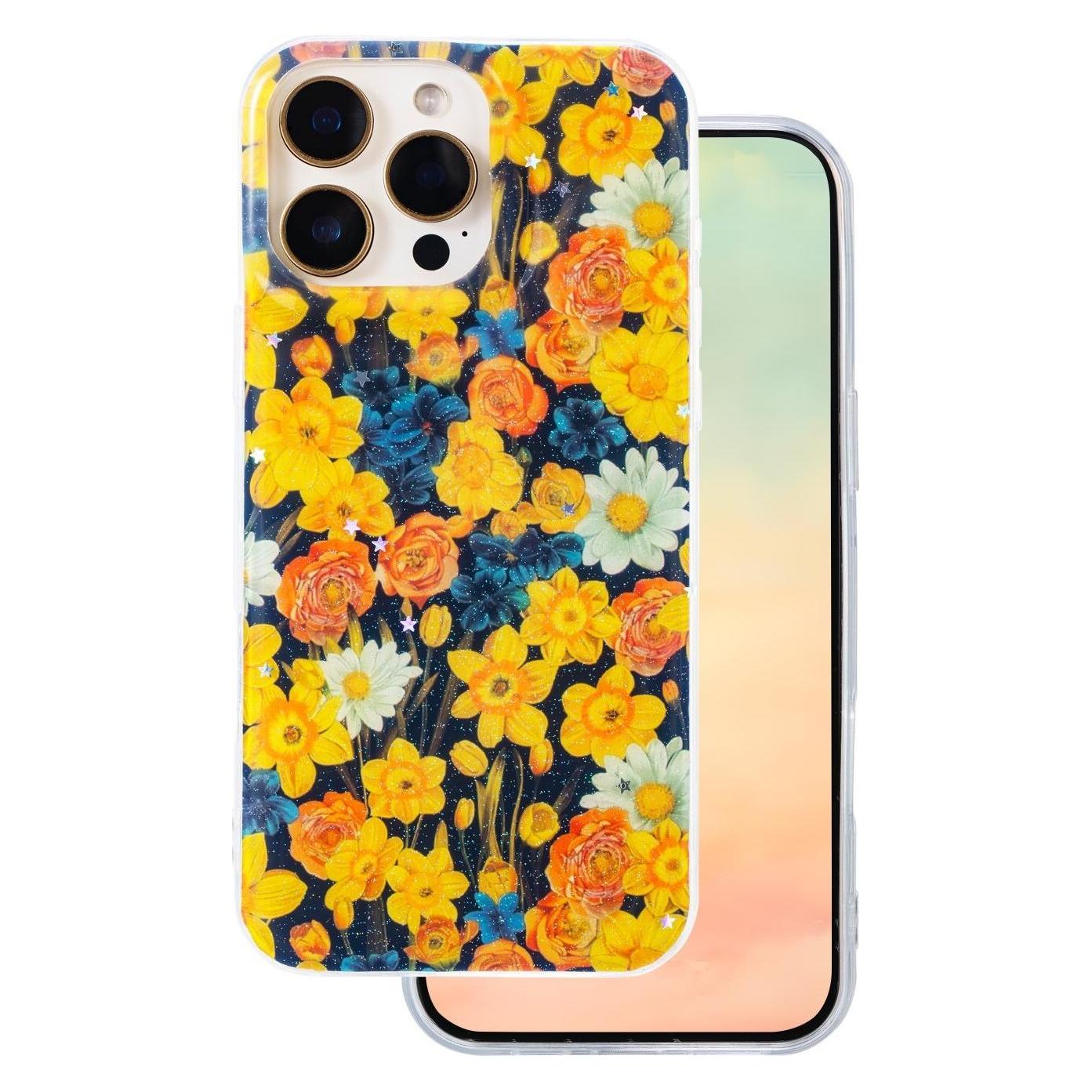 OEM Glow Glam case for iPhone 16 Pro 6,3" orange (Apple iPhone 16 Pro) (62595946)