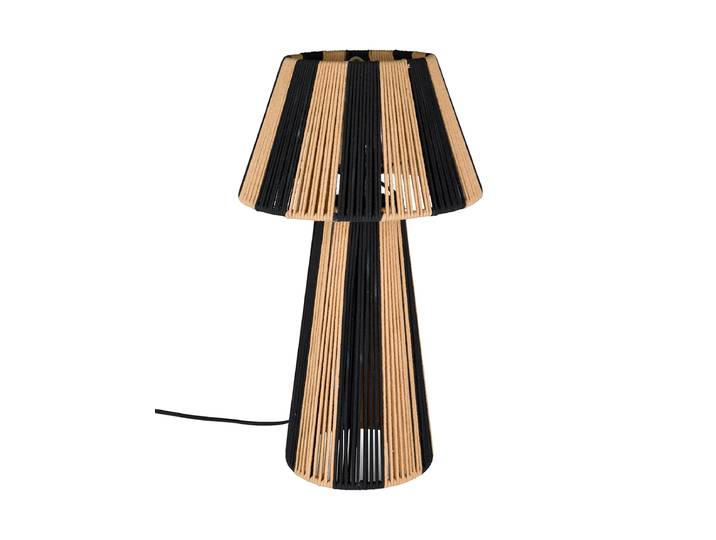 Design Tischlampe „Stripe it up“ Beige, Schwarz Bold Monkey