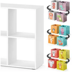Vicco, Kinderregal, mit 6 Faltboxen (107 x 29 x 73 cm)