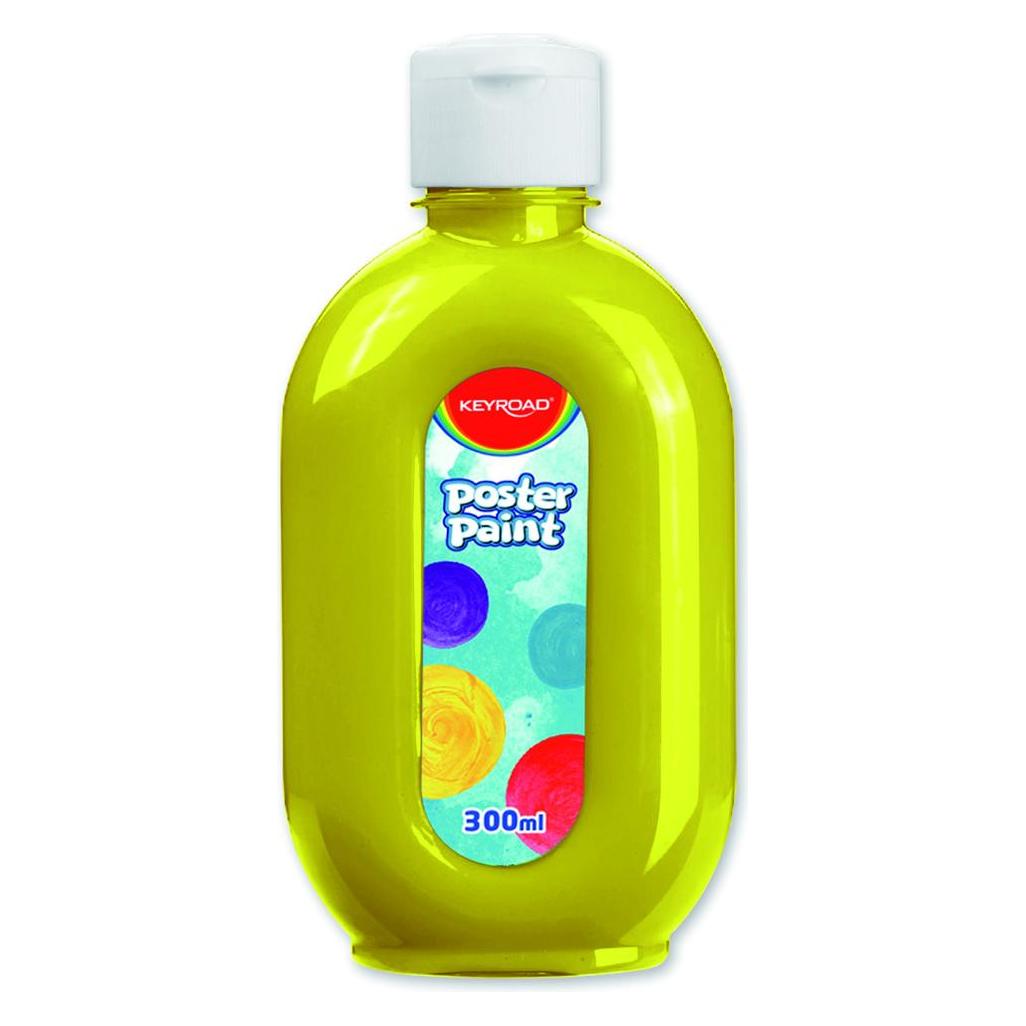 Keyroad Plakatfarbe, 300 ml, flasche, gelb (300 ml) (45650168)