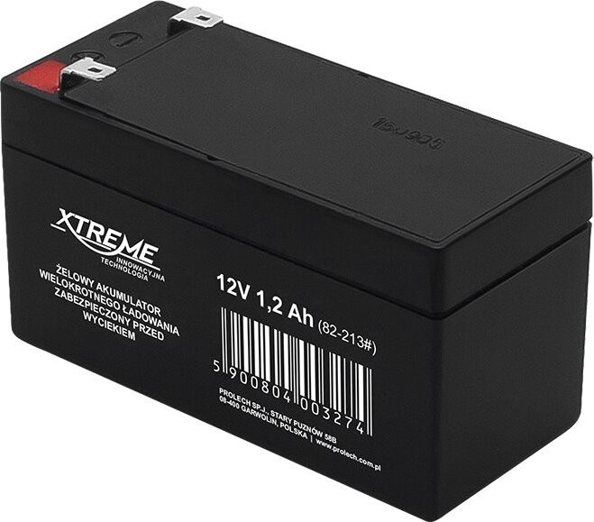 Solex Xtreme 82-213 Looplader Loodaccu 12V 1,2Ah Gelaccu