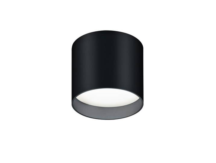 Helestra Led-Deckenleuchte Dora, Schwarz, Metall, Glas, 8.5 cm, Lampen & Leuchten, LED Beleuchtung, LED-Deckenleuchten