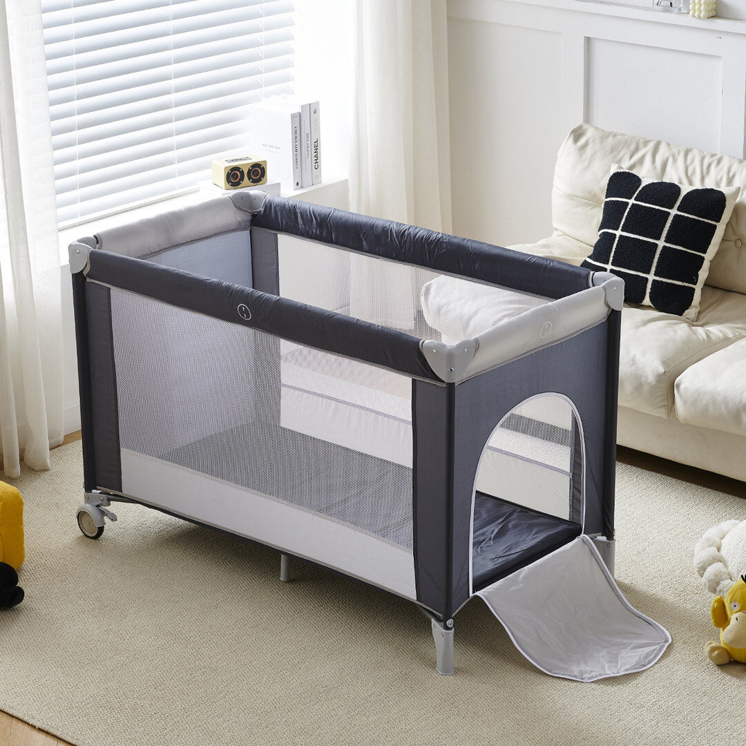 Rebrilliant Cot Bed Charcoal