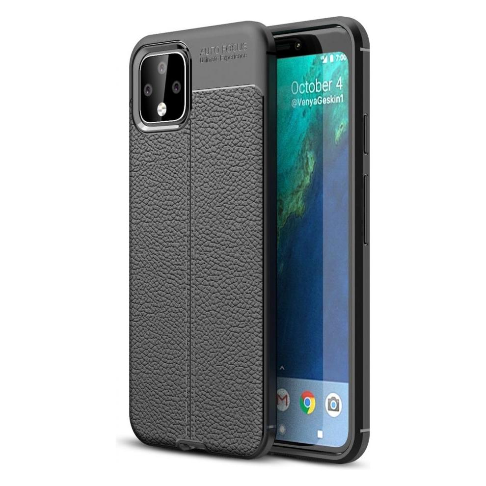 Screenguard Google Pixel 4 Hülle Leather Design TPU Cover (Google Pixel 4) (00025544)