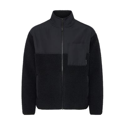 Plüschjacke BLEND "Plüschjacke BHEvon", Herren, Gr. L, schwarz, Obermaterial: 100% Polyester PES., Jacken