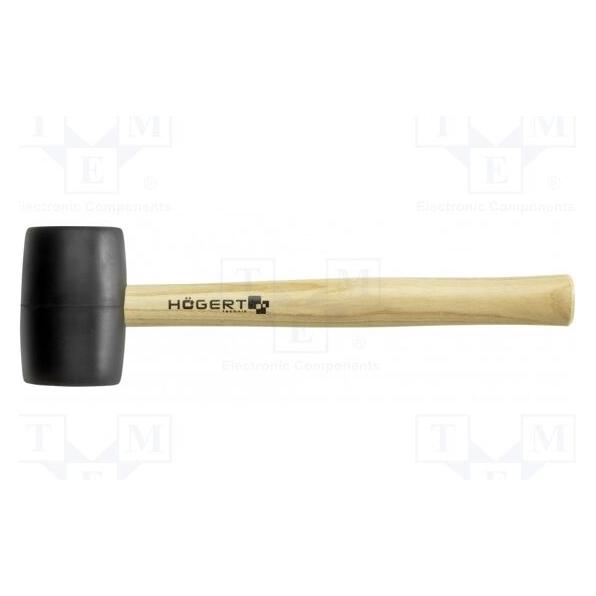 Högert Technik Młotek gumowy czarny 680g (680 g) (HT3B043)