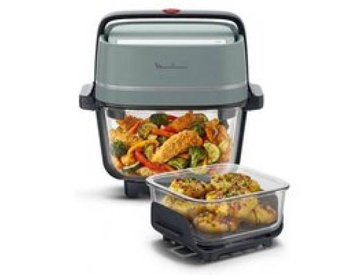 Double friteuse sans huile Moulinex FY7014E0 Crisp&Go Air Fryer