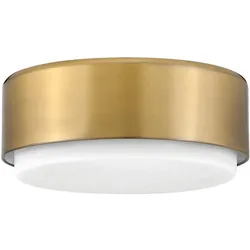 Elstead Lighting Cedric Deckenleuchte S 2xE27 Messing lackiert mit Opalglas