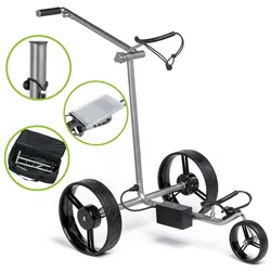 Leisure E-Trolley Titanium, mattgrau