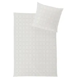 Hefel Luxus »Karo« Tencel Bettwäsche groß elfenbein 7000/010 Kissen / 40x60 cm