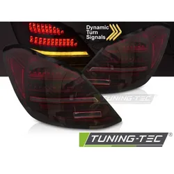 VOLL LED Rückleuchten Set passend für Mercedes Benz C-Klasse W205 14-21 rot/rauch mit dynamischen Blinker