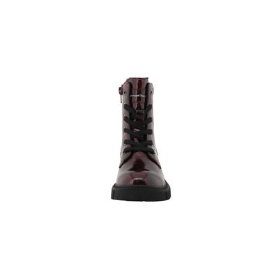 Winterstiefel TOM TAILOR "Tom Tailor Stiefel", Damen, Gr. 33, bordo, Polyurethan, Schuhe Winterstiefel