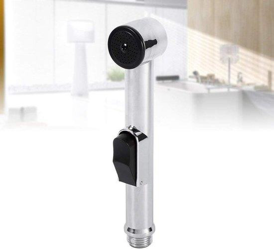 Chroomkleurige handdouche voor het bidet – Draagbaar model voor badkamer en toilet