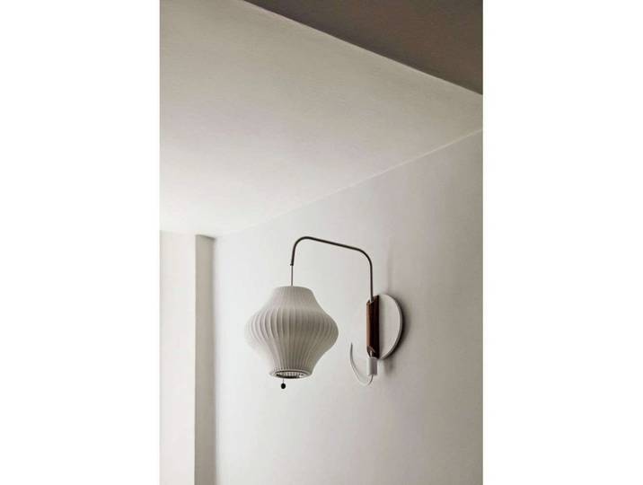 Nelson Pear Sconce Wandleuchte S Off-White - Herman Miller HAY - Wohnzimmer - Kunststoff