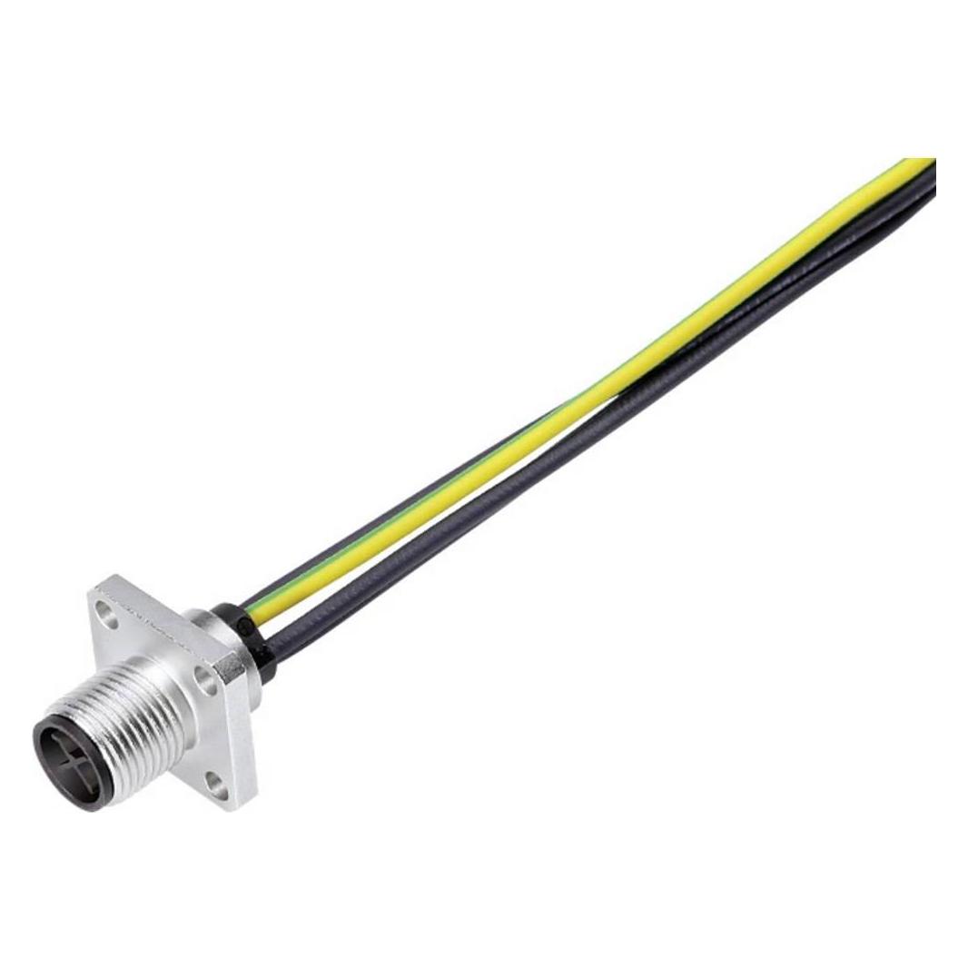 Schubiger Binder 09 0691 070 04 Miniatur-Rundsteckverbinder Flanschstecker Gesamtpolzahl: (09 0691 070 04)