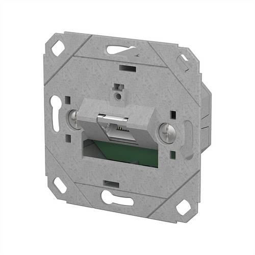 Metz Connect E-DAT C6A LSA++ Dose, 1 Port, UP0, metallisch