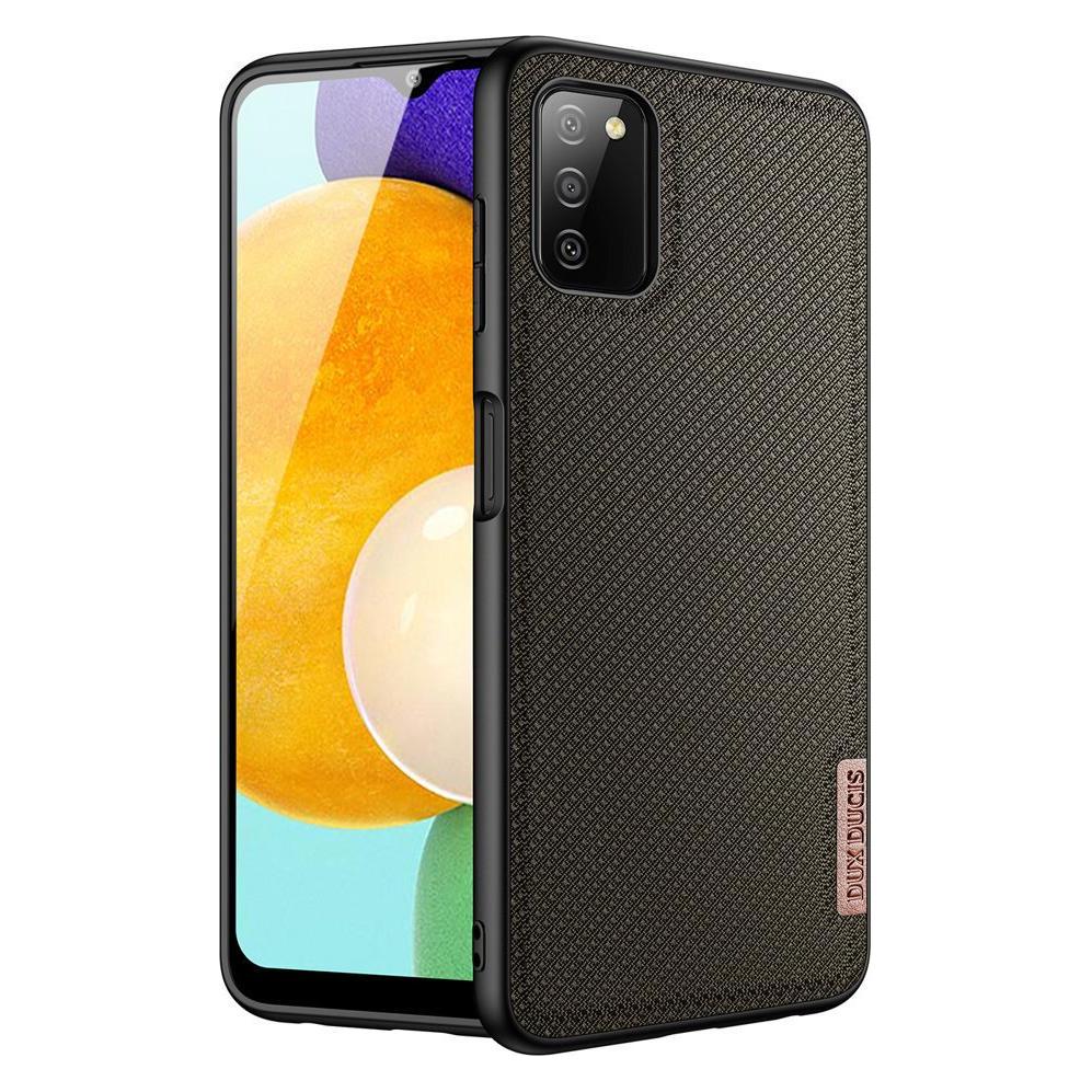 Dux Ducis Fino case covered with nylon material for Samsung Galaxy A03s green (Samsung Galaxy A03s) (Dux Ducis Fino Samsung A03s green)