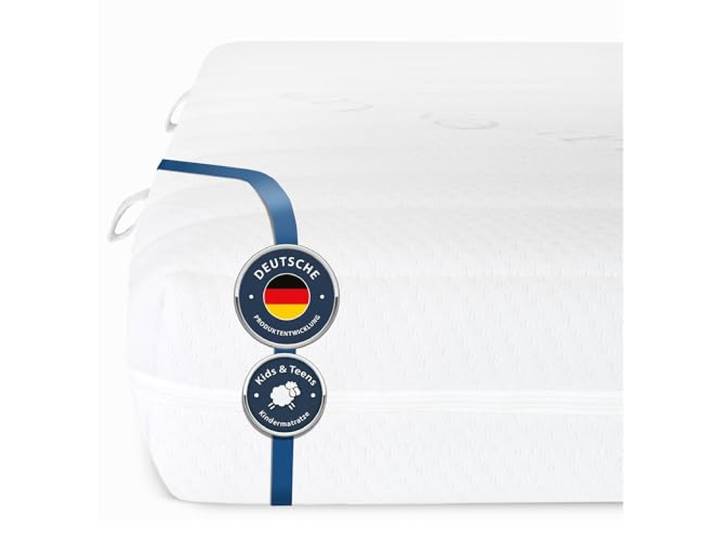 BMM Kindermatratze Razze 90x190 cm H2 17 cm Kaltschaummatratze Für Kinder und Jugendliche entwickelter Kaltschaum sorgt für ausgewogenen Liegekomfort während der Wachstumsphase.