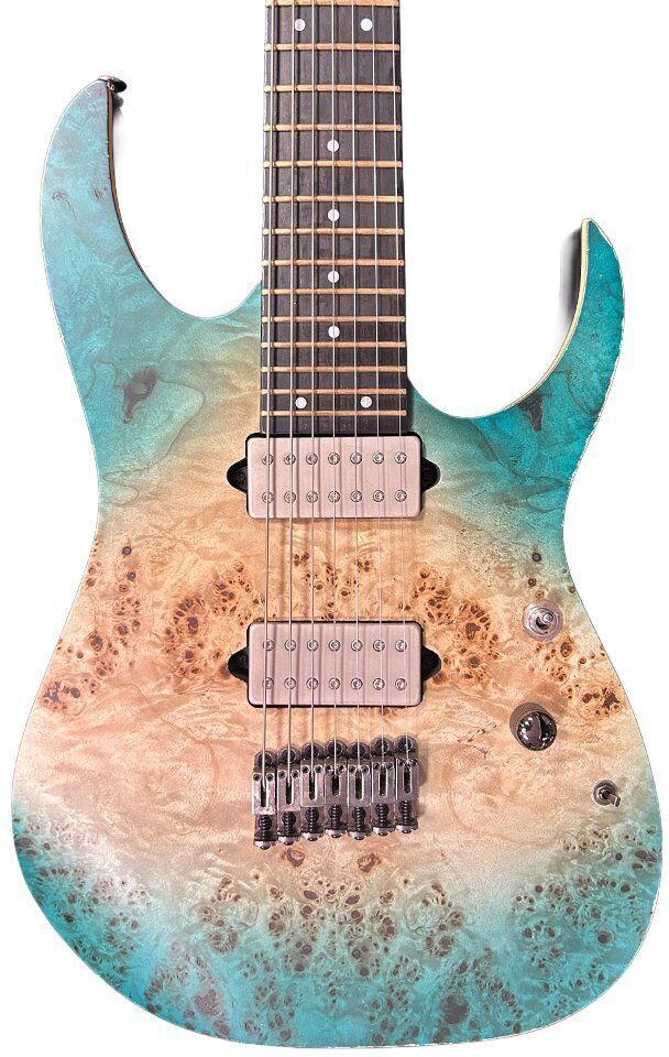 Ibanez RG1127PBFX Premium Electric Guitar   Caribbean Islet Flat - Refurbished