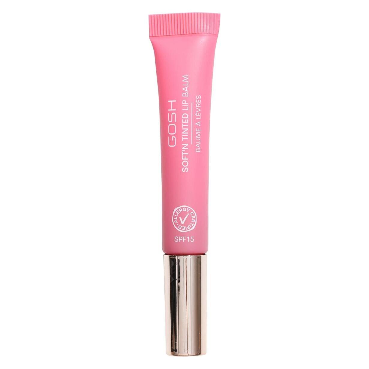 Gosh Tinted Lip Balm with SPF 15 Vegan Lip Care Stick in Pink Rose 005 (Lippenbalsam, 8 ml) (5711914188658)