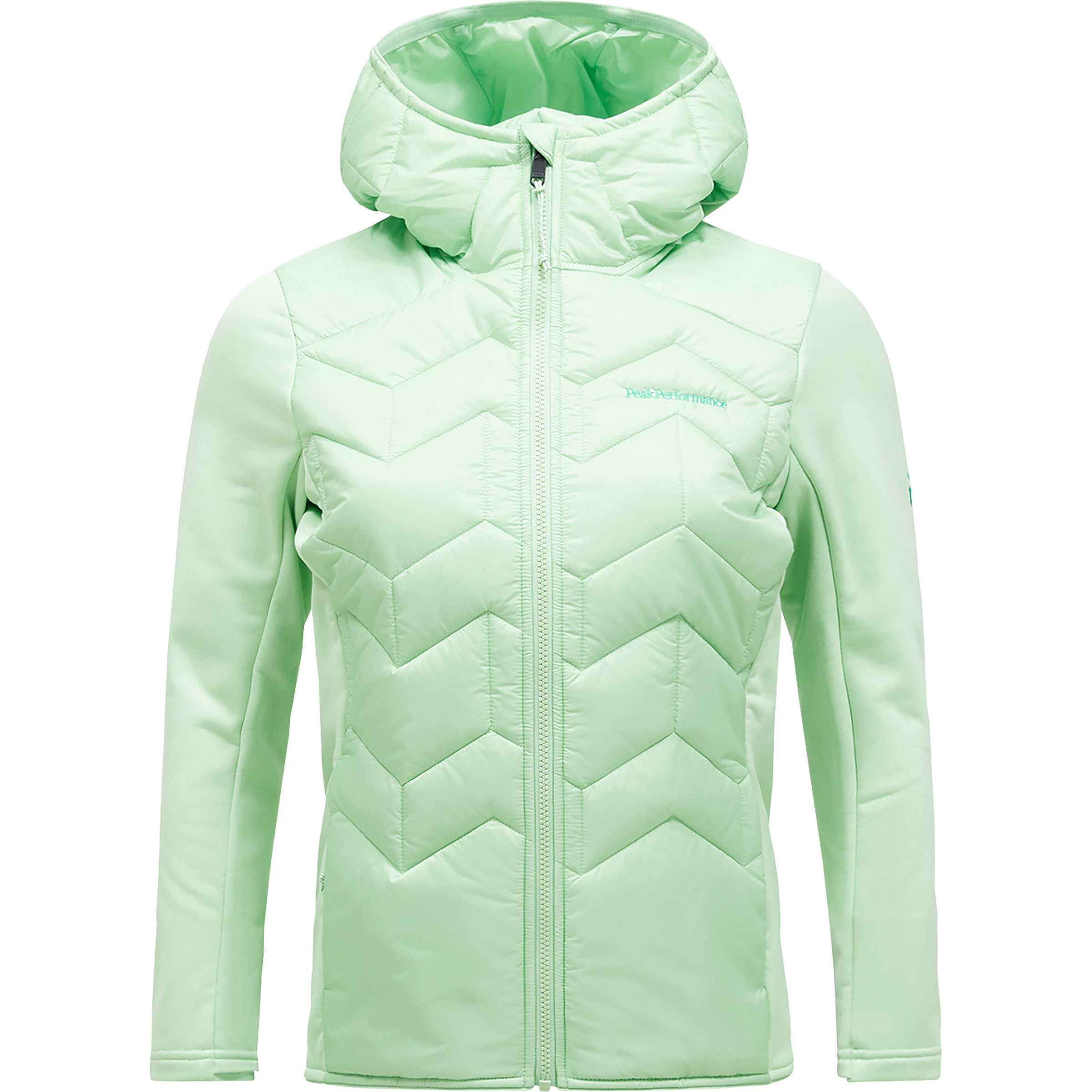 Peak Performance Elevate Liner Hybrid Damen Isolationsjacke gruen Größe L Lifestyle Wasserabweisend