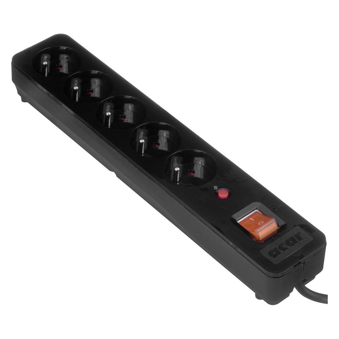Acar X5 Verlängerungskabel 5 AC-Ausgänge Indoor (5x, CEE 7/5, 5 m) (ALP-ACARX5-----005)