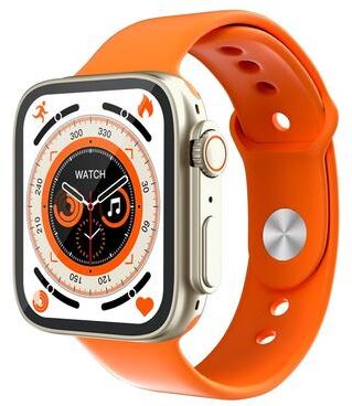Inspired Deals S8 Ultra Smart Watch With 1.81 Inch HD Display Fitness Tracker And Health Monitor orange
