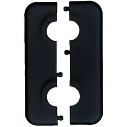 Leysser Doppelrosette 18 mm schwarz - Zubehör