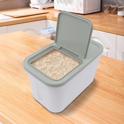 Drop Dash Deals Rice Storage Container With Measuring Cup For Cereal And Pet Food Rice Storage Container With Measuring Cup For Cereal And Pet Food