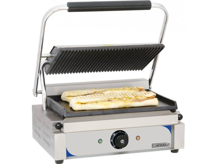 Grill Panini Plaques Rainurée - Lisse - Casselin