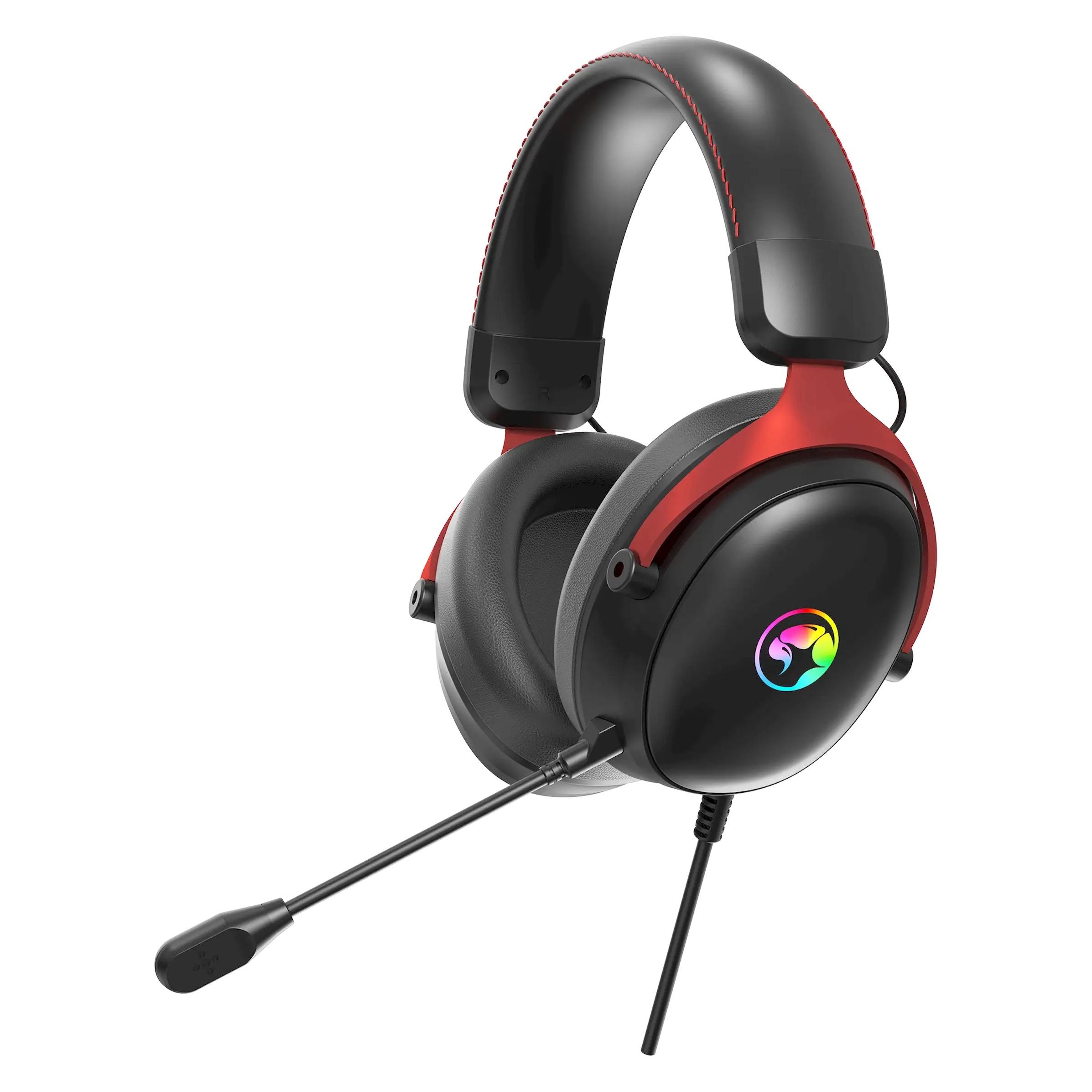 Marvo Tactic X Gaming-Kopfhörer - 7.1 RGB - Schwarz - HG9076 (Kabelgebunden) (HG9076)