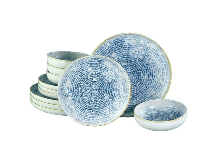 Creatable Tafelservice, Mehrfarbig, Keramik, 12-teilig, Geschirr, Geschirrsets, Tafelservice