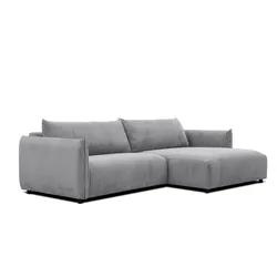 ECKSOFA TAUER 5-Sitzer, hellgrau