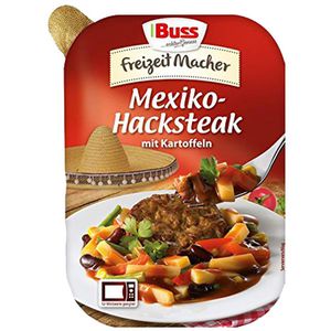Buss Fertiggericht Freizeitmacher Mexiko-Hacksteak, mit Kartoffeln und Gemüse, 300g