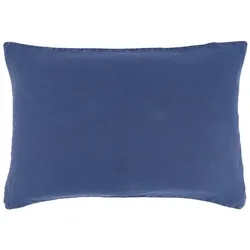 IB Laursen Kissenbezug Leinen 60x40 cm, 60 x 40 cm, indigo