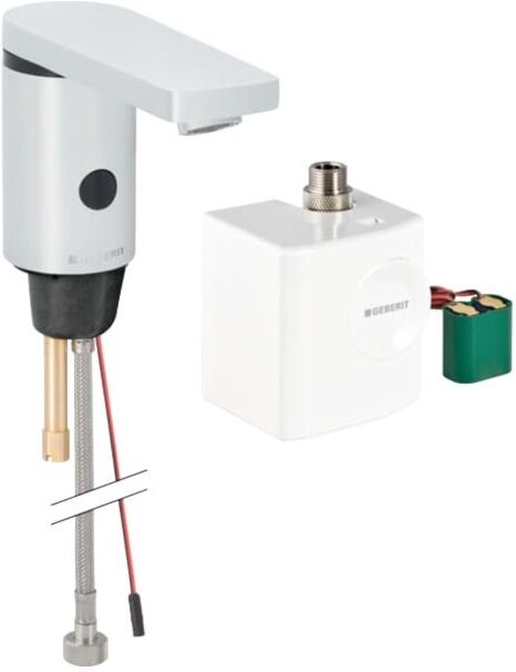 Geberit Typ 186 Infrarot-Waschtischarmatur 116336211 Generator, ohne Mischer, hochglanz-verchromt