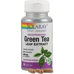 Grüner Tee Extrakt 250 mg Solaray 30 ST