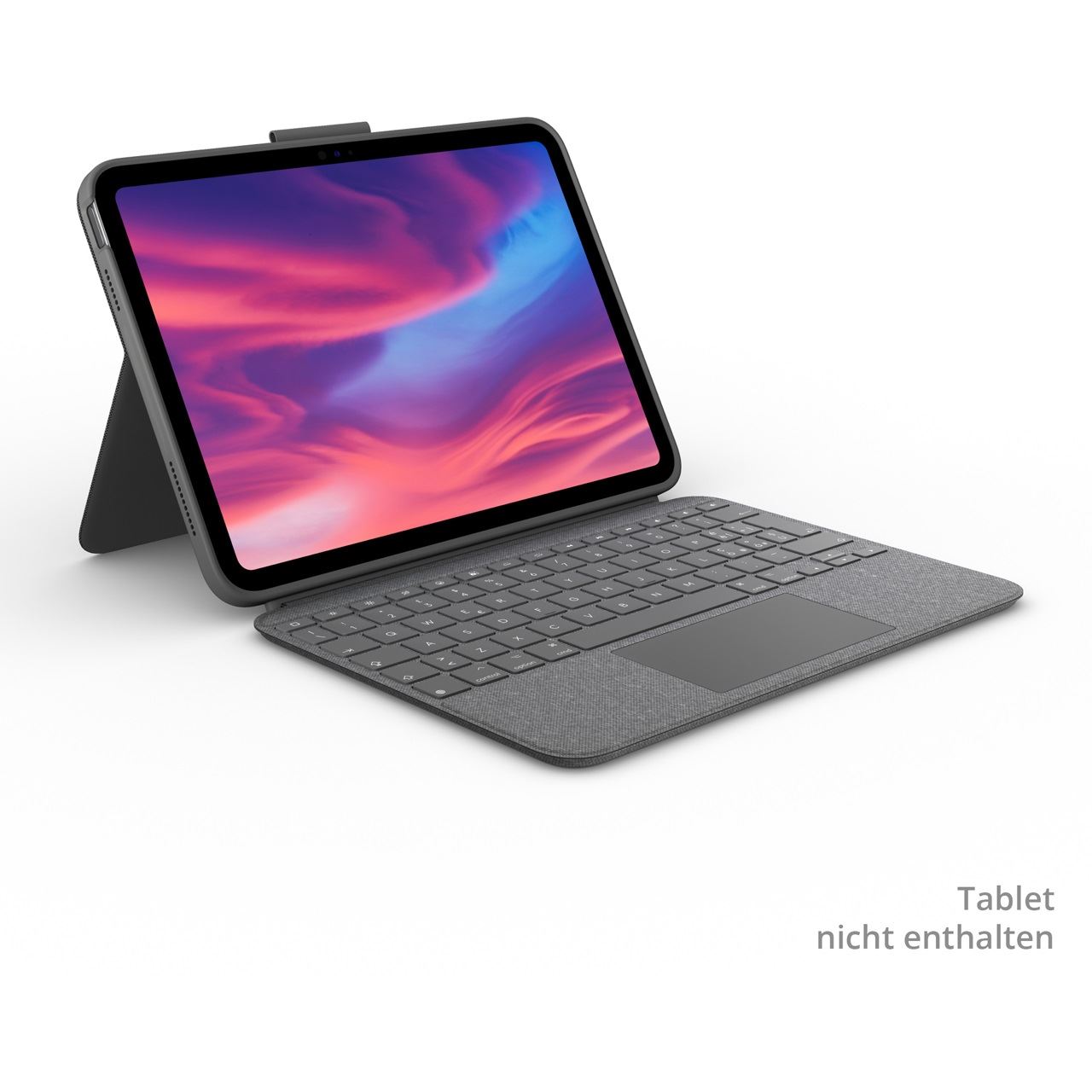 Logitech Combo Touch - Tastatur und Foliohülle - mit Trackpad - hintergrundbeleuchtet - Apple Smart connector - QWERTY - Italienisch - Oxfo