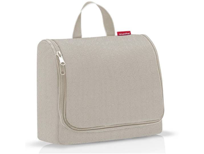 Kulturtasche Reisenthel Herringbone Sand Polyester B 28 H 25 cm - Kulturtasche