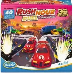 ThinkFun Rush Hour Duel 30th Anniversary Logic Game for Two Players, Ages 8+, Competitive Puzzle Challenge