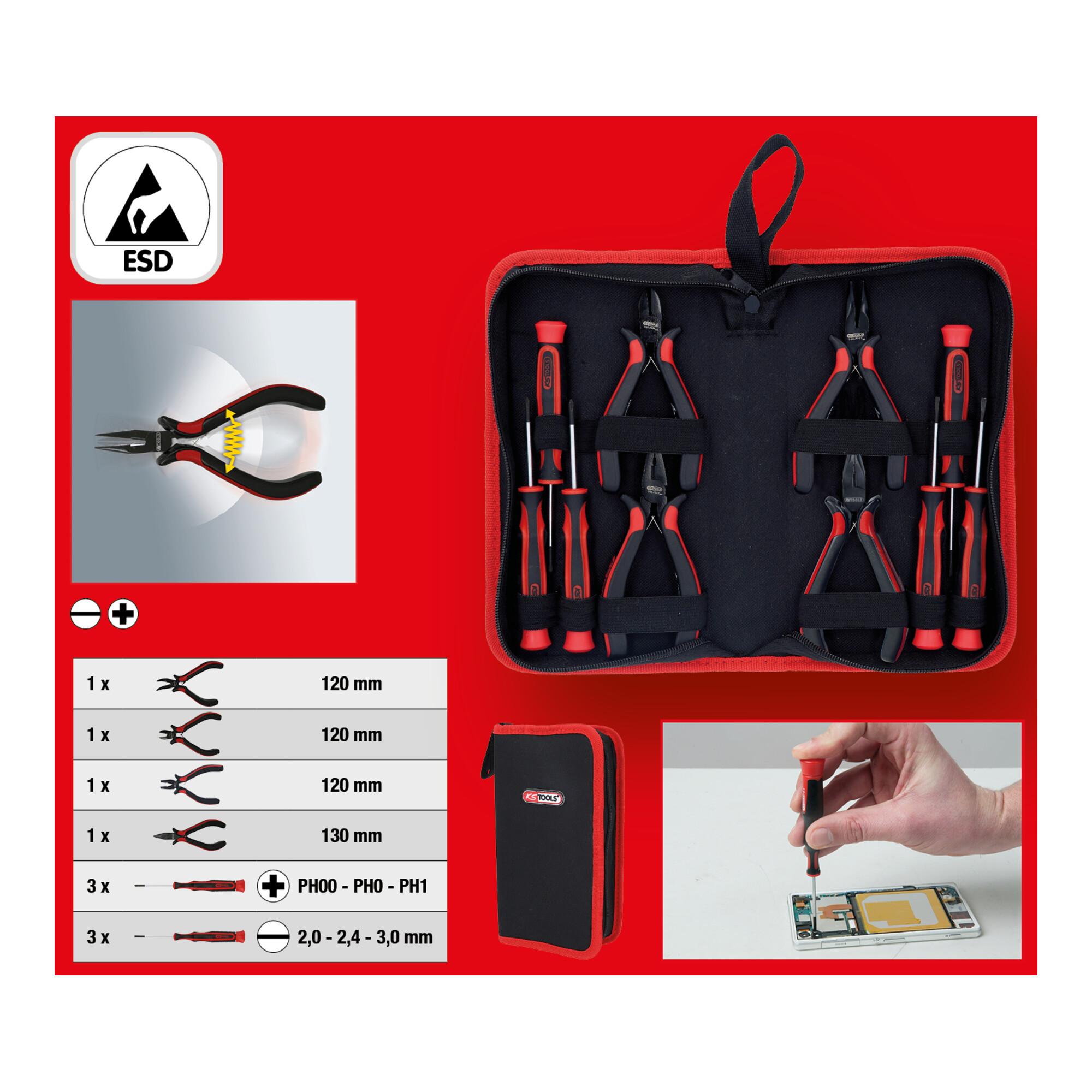 KS Tools Feinmechanik-Werkzeug-Satz, 10-tlg (500.7220)