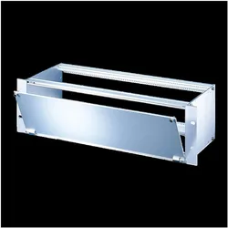 Schroff Frontplatte, klappbar - FRONTPLATTE KLAPPB.3HE 84TE, Serverschrank Zubehör, Silber