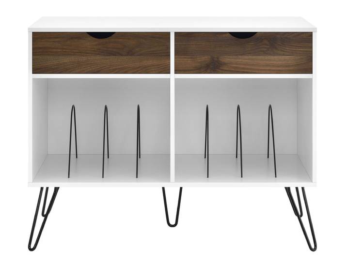 Sideboard HARMONY teilmassiv Metall 79 x 43 x 99 cm...